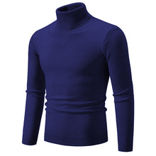 Cargar imagen en el visor de la galería, Men's Soft Cotton Slim Fit Turtleneck Sweater