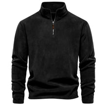 Cargar imagen en el visor de la galería, Men Fall/Winter Stand Collar Half-Zip Sweatshirt