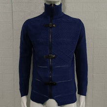 Cargar imagen en el visor de la galería, Men's Round Neck Sweater Casual Knitted Sweater