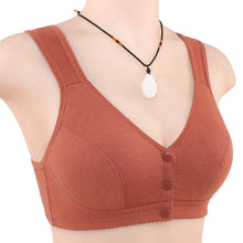 Cargar imagen en el visor de la galería, Ladies Cotton Tank Front Button Bra