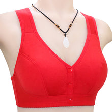 Cargar imagen en el visor de la galería, Ladies Cotton Tank Front Button Bra