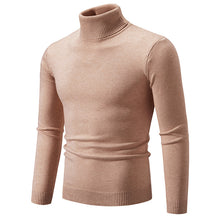 Cargar imagen en el visor de la galería, Men's Soft Cotton Slim Fit Turtleneck Sweater