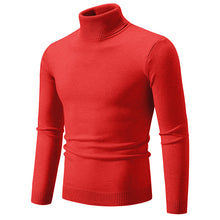Cargar imagen en el visor de la galería, Men's Soft Cotton Slim Fit Turtleneck Sweater