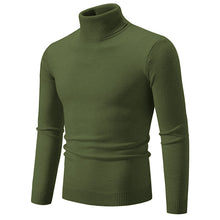 Cargar imagen en el visor de la galería, Men's Soft Cotton Slim Fit Turtleneck Sweater