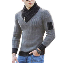 Cargar imagen en el visor de la galería, Men Turtleneck Winter Warm Cotton Pullovers Sweaters