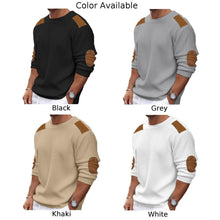 Cargar imagen en el visor de la galería, Men's Sweater Knitting Knitwear Sweatshirt Crew - Neck Easy Care