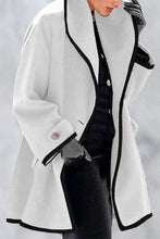 Cargar imagen en el visor de la galería, warm loose-fit tweed coat