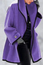 Cargar imagen en el visor de la galería, warm loose-fit tweed coat