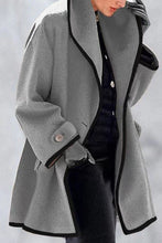 Cargar imagen en el visor de la galería, warm loose-fit tweed coat
