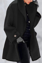 Cargar imagen en el visor de la galería, warm loose-fit tweed coat