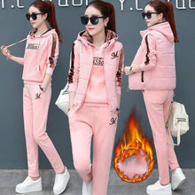 Load image into Gallery viewer, 40% OFF-Ropa deportiva acolchada y engrosada más tamaño casual de tres piezas de la moda de invierno sudadera - España