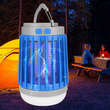 Cargar imagen en el visor de la galería, Solar Powered LED Outdoor Light and Mosquito Killer USB Charging_1