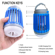 Cargar imagen en el visor de la galería, Solar Powered LED Outdoor Light and Mosquito Killer USB Charging_5