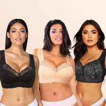 Cargar imagen en el visor de la galería, EXTRA LIFT - Ultimate Lift Stretch Full-Figure Seamless Lace Cut-Out Bra