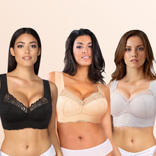 Cargar imagen en el visor de la galería, EXTRA LIFT - Ultimate Lift Stretch Full-Figure Seamless Lace Cut-Out Bra
