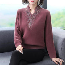 Load image into Gallery viewer, women's autumn and winter double-sided fleece bottoming shirt