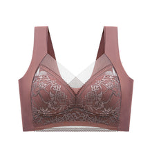 Cargar imagen en el visor de la galería, New lace wrap chest gather no steel ring bra