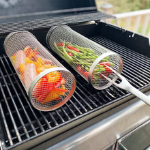 Cargar imagen en el visor de la galería, Barbecue stainless steel wire mesh cylinder