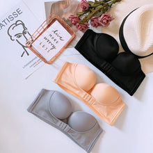 Cargar imagen en el visor de la galería, STRAPLESS PUSH UP BRA