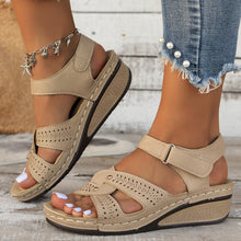 Load image into Gallery viewer, 2024 Women&#39;s Summer New Hollow Velcro Sandals
