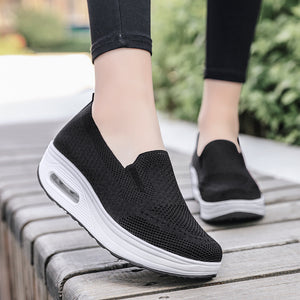 Women's Slip-On Thick-Soled Air-Cushion Sneakers