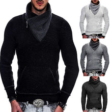 Load image into Gallery viewer, Men Winter Casual Vintage Style Sweater Wool Turtleneck Cotton Pullovers Sweaters
