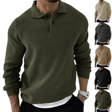 Load image into Gallery viewer, Jumpers for Men Solid Color Sweater Shirt Pullover Sweater

