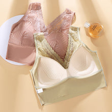 Load image into Gallery viewer, Lace Fixed Cup Push-Up Sleep Bra
