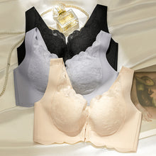 Load image into Gallery viewer, Women&#39;s Lace Push Up Bra No Wires Sports Front Button Bra
