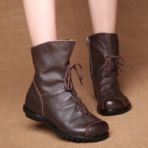 New winter low heel warm short boots