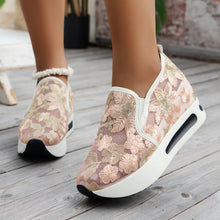 Load image into Gallery viewer, Mesh Design Casual Slip-On High-Heeled Shoes With Platform For Women

