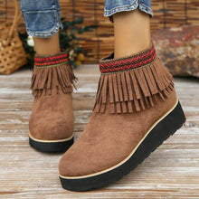 Load image into Gallery viewer, Womens Booties Casual Ankle Boots Work Women Side Zipper Faux Suede Winter Shoes
