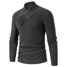 Load image into Gallery viewer, Winter Men&#39;s Neck Sweater Large Size Pullover Autumn Winter Warm Sweater
