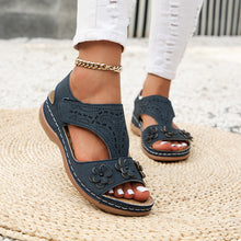 Load image into Gallery viewer, Women&#39;s Wedge Hollow Fashion Casual Solid Color Sandals
