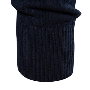 Winter New Men's Cotton Casual Zipper Knitted Sweater