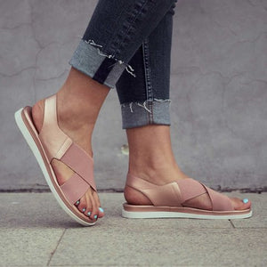 Women's summer non-slip wear-resistant flat sandals