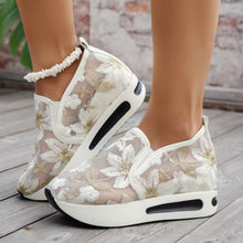 Load image into Gallery viewer, Mesh Design Casual Slip-On High-Heeled Shoes With Platform For Women
