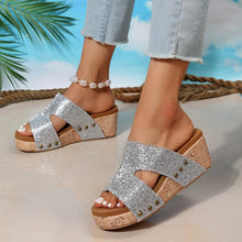Load image into Gallery viewer, Women&#39;s clog stud sandals
