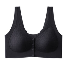 Load image into Gallery viewer, Front Button Push up Large Size Lace Beautiful Back No Wire Bra
