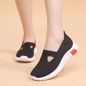 Breathable Mesh Fly Woven Non-slip Women's Shoes