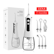 Load image into Gallery viewer, Portable Rechargeable Cordless Oral Irrigator 300ML
