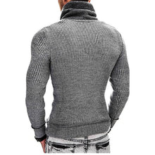 Load image into Gallery viewer, Men Winter Casual Vintage Style Sweater Wool Turtleneck Cotton Pullovers Sweaters
