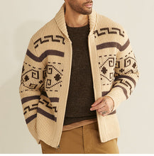 Load image into Gallery viewer, Sweater Big Cardigan Zip Up Knit
