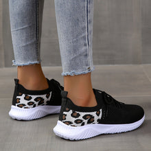 Load image into Gallery viewer, Ladies Round Toe Mesh Breathable Flat Sneakers

