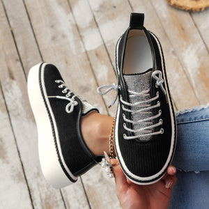 Spring Thick-Soled Versatile Sports and Casual LacE-up Shoes