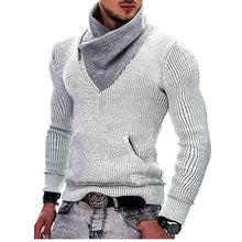 Cargar imagen en el visor de la galería, Men Winter Casual Vintage Style Sweater Wool Turtleneck Cotton Pullovers Sweaters
