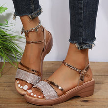 Load image into Gallery viewer, Women&#39;s summer new wedge fish mouth sandals
