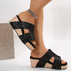 Women's clog stud sandals