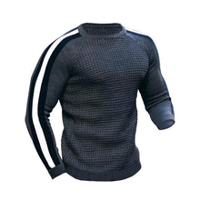 Cargar imagen en el visor de la galería, Mens Knit Sweater Sweater Sweatshirt Knit Slim-Fit Luxury Line
