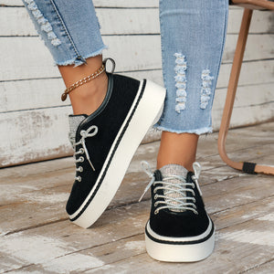 Spring Thick-Soled Versatile Sports and Casual LacE-up Shoes